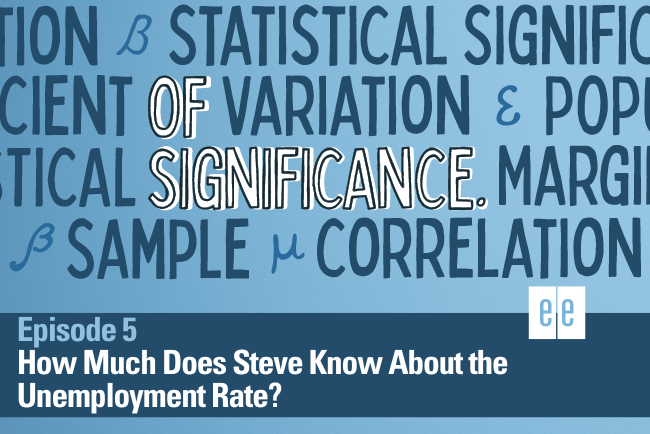 Episode 5: How Much Does Steve Know About the Unemployment Rate?