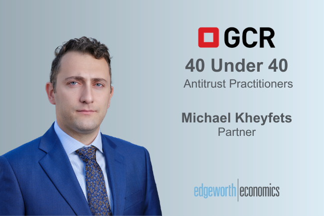 Edgeworth Partner Michael Kheyfets named on GCR's 40 Under 40 List