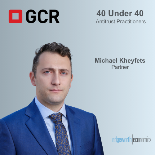 Edgeworth Partner Mike Kheyfets named on GCR's 40 Under 40 List