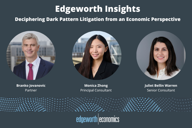 Deciphering Dark Pattern Litigation from an Economic Perspective