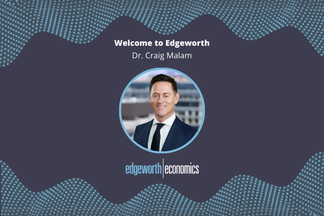 Edgeworth Economics Welcomes Merger Economics Expert Dr. Craig Malam as Partner